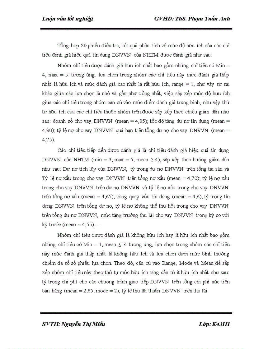 image for page Nâng cao hiệu quả cho vay DNVVN tại Ngân hàng TMCP Công Thương Việt Nam chi nhánh Tây Hà Nội