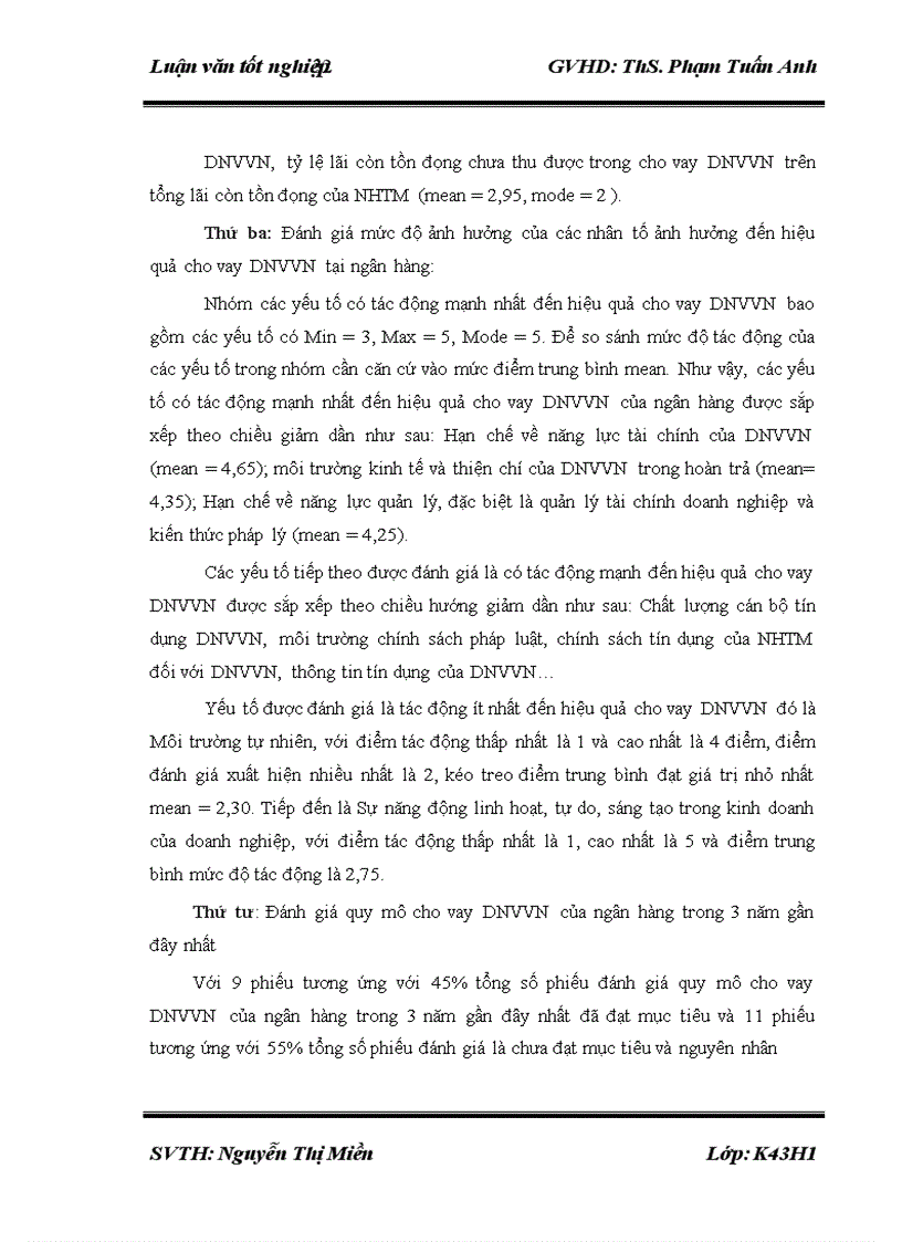 image for page Nâng cao hiệu quả cho vay DNVVN tại Ngân hàng TMCP Công Thương Việt Nam chi nhánh Tây Hà Nội