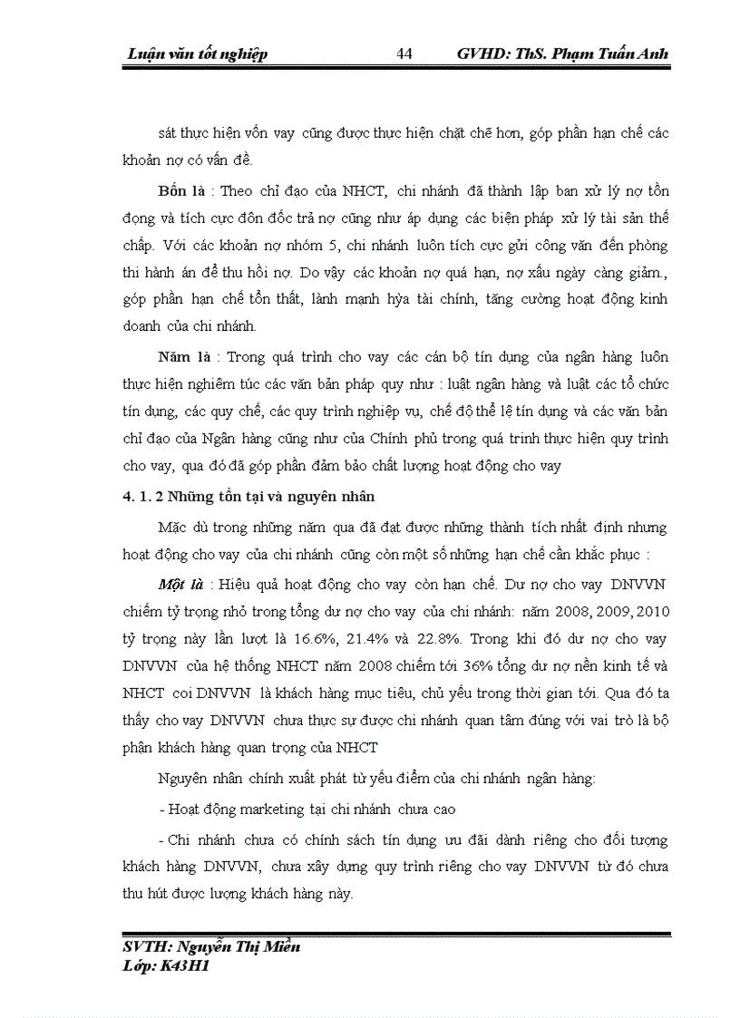 image for page Nâng cao hiệu quả cho vay DNVVN tại Ngân hàng TMCP Công Thương Việt Nam chi nhánh Tây Hà Nội