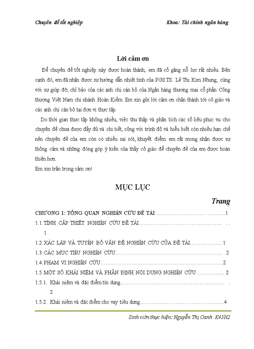 image for page Cho vay tiêu dùng tại ngân hàng thương mại cổ phần Công thương Việt Nam – chi nhánh Hoàn Kiếm