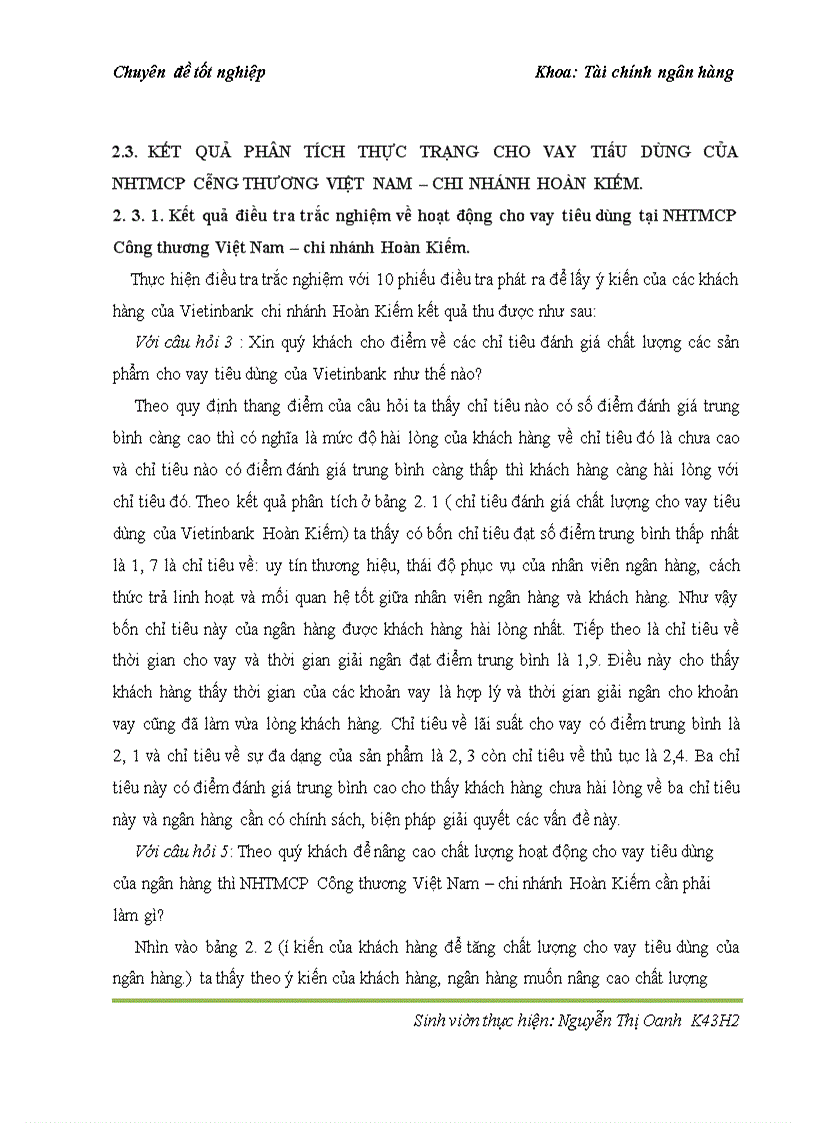 image for page Cho vay tiêu dùng tại ngân hàng thương mại cổ phần Công thương Việt Nam – chi nhánh Hoàn Kiếm
