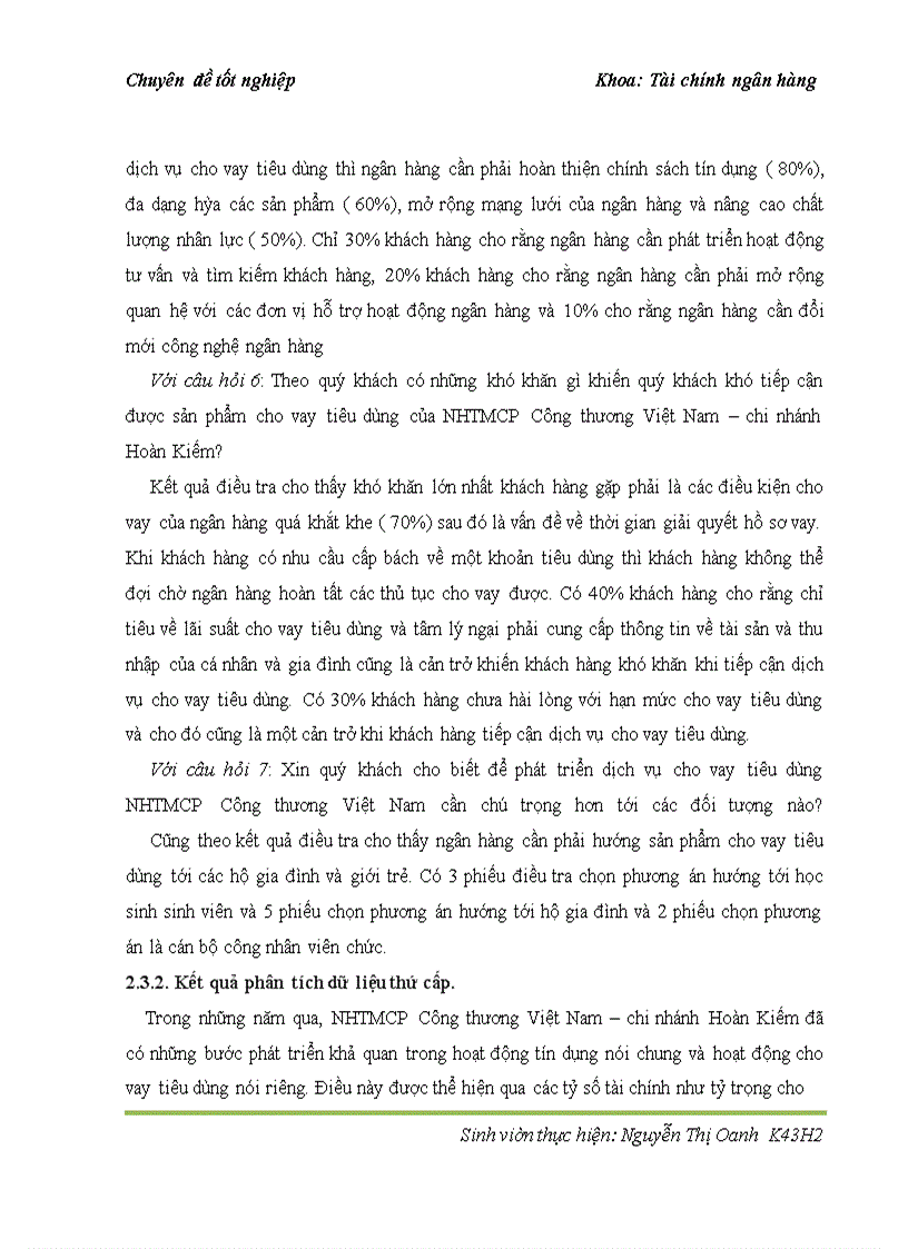 image for page Cho vay tiêu dùng tại ngân hàng thương mại cổ phần Công thương Việt Nam – chi nhánh Hoàn Kiếm