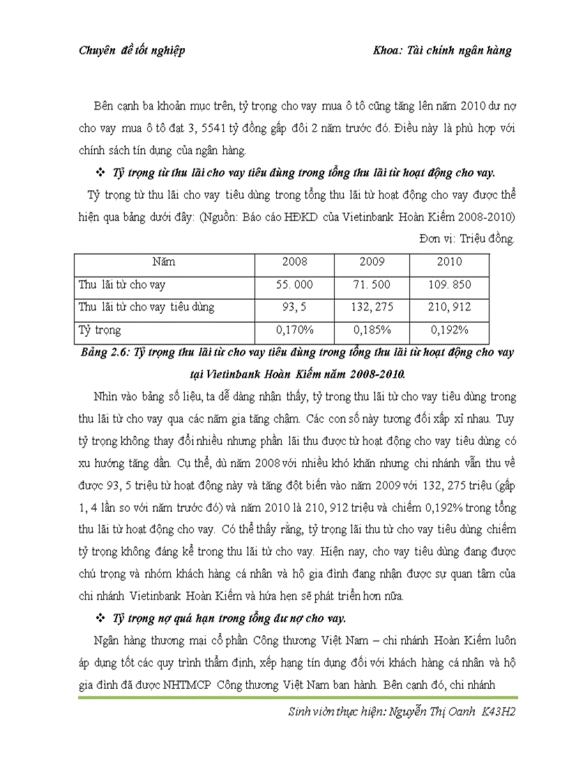 image for page Cho vay tiêu dùng tại ngân hàng thương mại cổ phần Công thương Việt Nam – chi nhánh Hoàn Kiếm