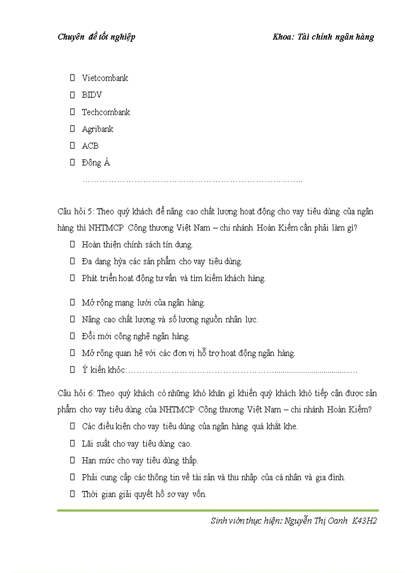 image for page Cho vay tiêu dùng tại ngân hàng thương mại cổ phần Công thương Việt Nam – chi nhánh Hoàn Kiếm
