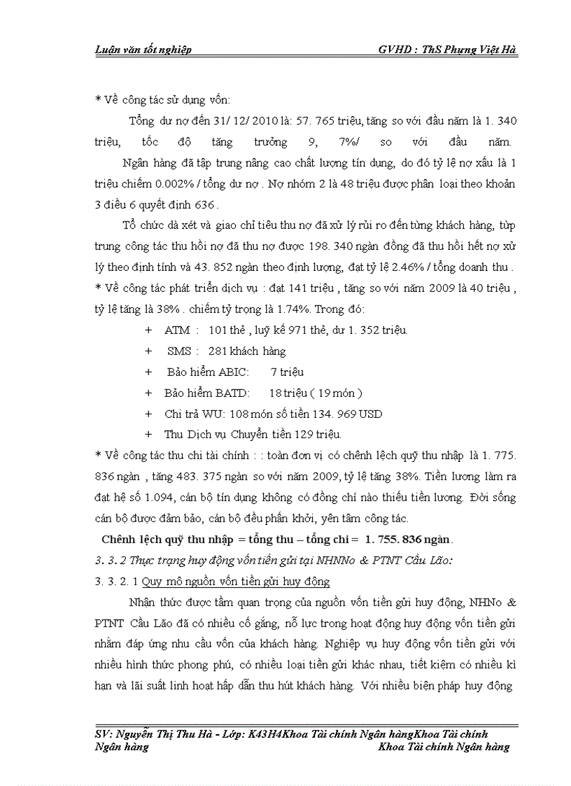 image for page Huy động vốn tiền gửi tại NHNNo & PTNT Cầu Lão, chi nhánh huyện Ứng Hoà, PGD Cầu Lão