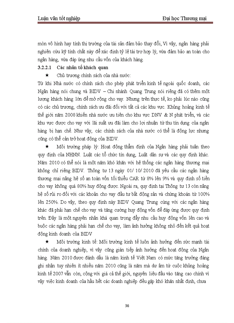image for page Một số giải pháp nhằm hoàn thiện công tác thẩm định dự án đầu tư tại BIDV – Chi nhánh Quang Trung