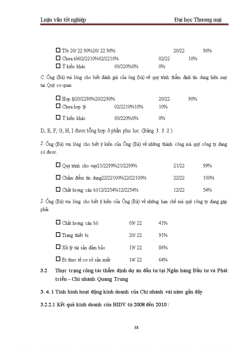 image for page Một số giải pháp nhằm hoàn thiện công tác thẩm định dự án đầu tư tại BIDV – Chi nhánh Quang Trung