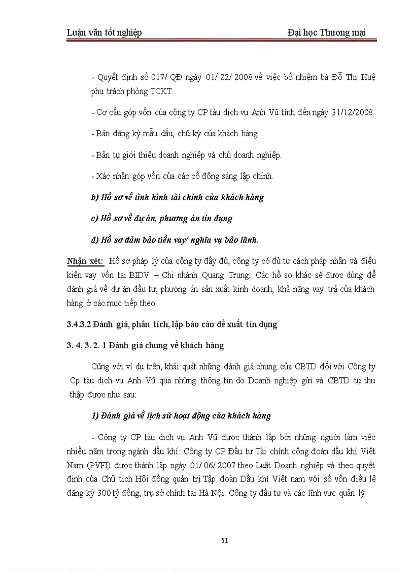 image for page Một số giải pháp nhằm hoàn thiện công tác thẩm định dự án đầu tư tại BIDV – Chi nhánh Quang Trung