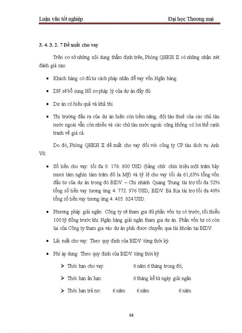 image for page Một số giải pháp nhằm hoàn thiện công tác thẩm định dự án đầu tư tại BIDV – Chi nhánh Quang Trung