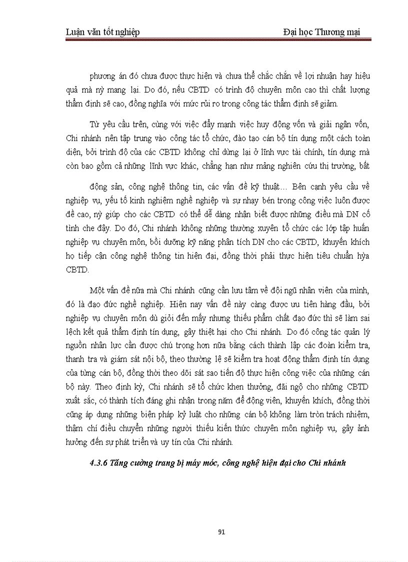 image for page Một số giải pháp nhằm hoàn thiện công tác thẩm định dự án đầu tư tại BIDV – Chi nhánh Quang Trung