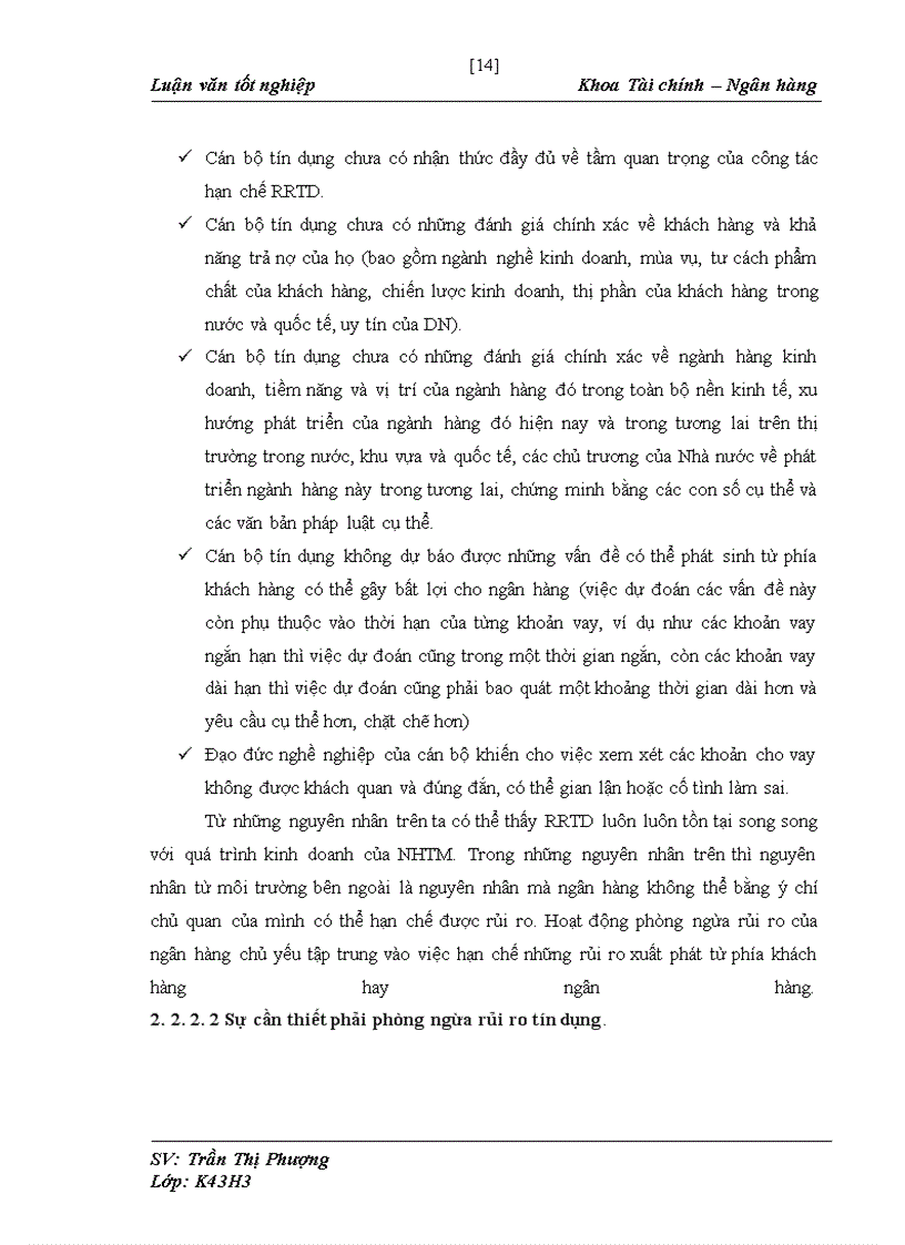 image for page Phòng ngừa rủi ro tín dụng trong cho vay doanh nghiệp tại Ngân hàng TMCP Công Thương Việt Nam – Chi nhánh Chương Dương