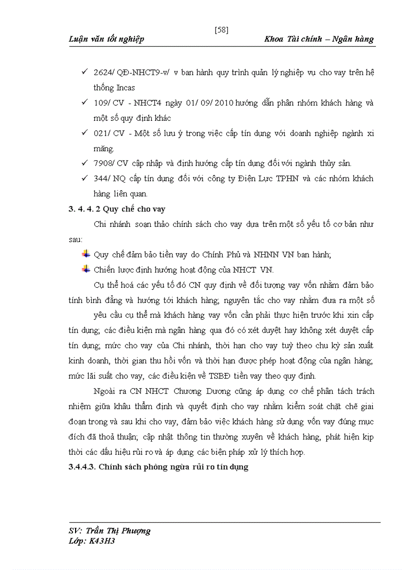 image for page Phòng ngừa rủi ro tín dụng trong cho vay doanh nghiệp tại Ngân hàng TMCP Công Thương Việt Nam – Chi nhánh Chương Dương