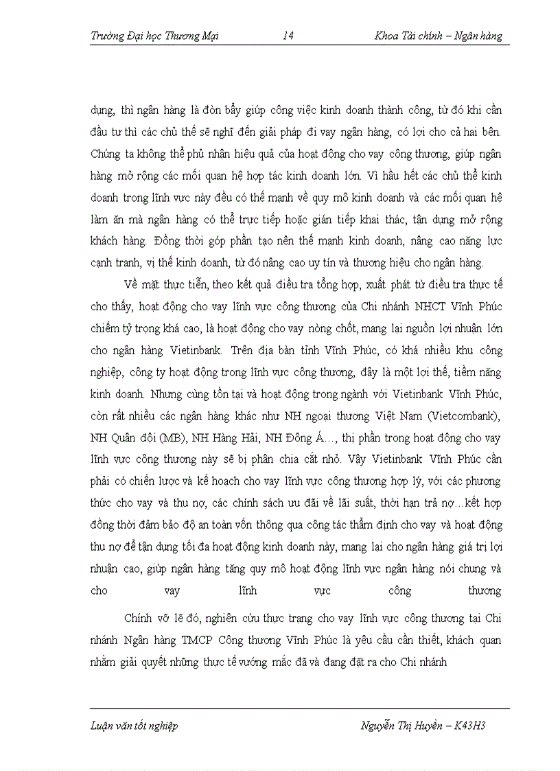 image for page Cho vay lĩnh vực công thương tại ngân hàng TMCP Công thương Việt Nam – Chi nhánh Vĩnh Phúc