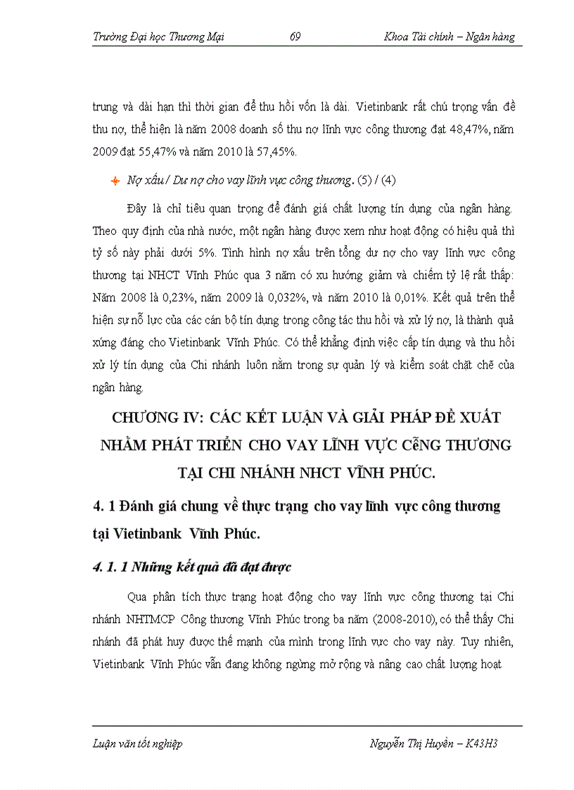 image for page Cho vay lĩnh vực công thương tại ngân hàng TMCP Công thương Việt Nam – Chi nhánh Vĩnh Phúc