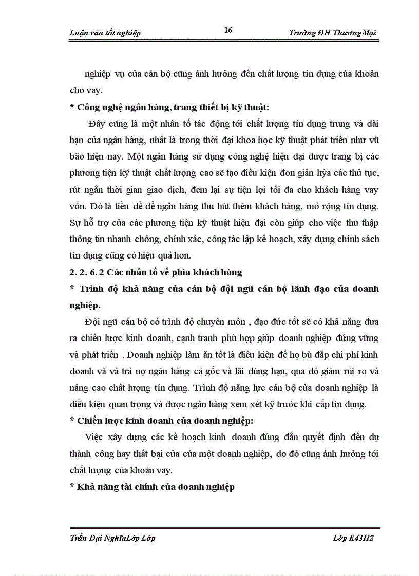 image for page Chất lượng tín dụng trung và dài hạn tại Ngân hàng TMCP Ngoại thương Việt Nam Chi nhánh Hải Phòng