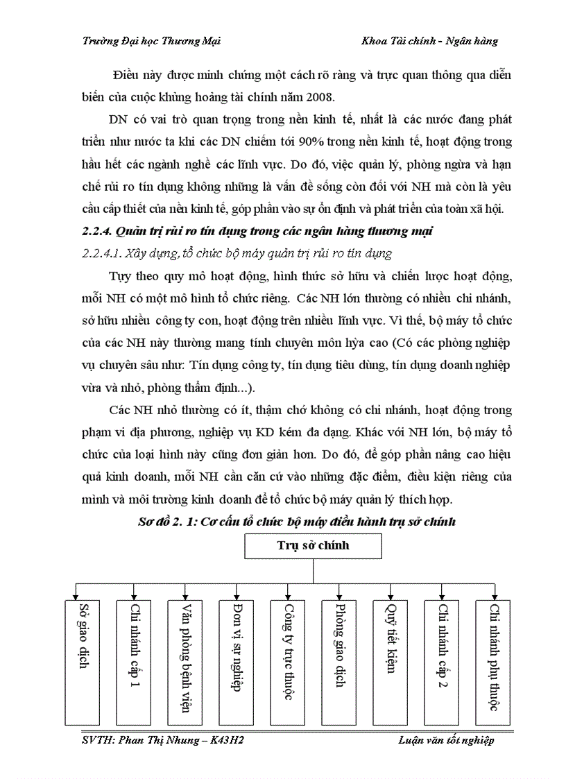 image for page Quản trị rủi ro tín dụng trong hoạt động cho vay khách hàng doanh nghiệp tại Vietinbank Hoàn Kiếm