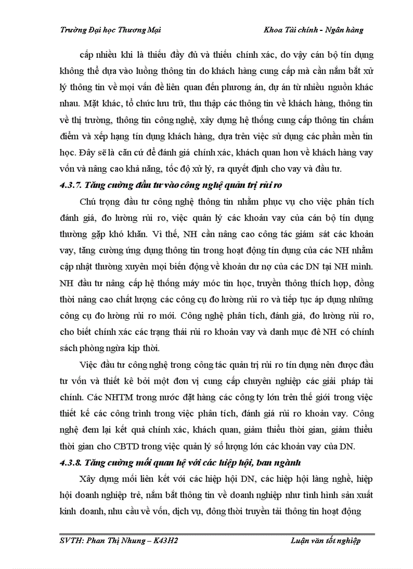 image for page Quản trị rủi ro tín dụng trong hoạt động cho vay khách hàng doanh nghiệp tại Vietinbank Hoàn Kiếm