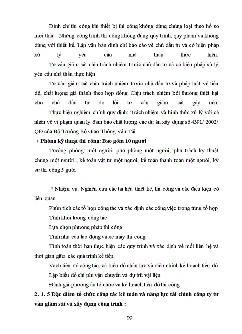 image for page Phân tích tình hình tài chính Công tư vấn giám sát và xây dựng công trình