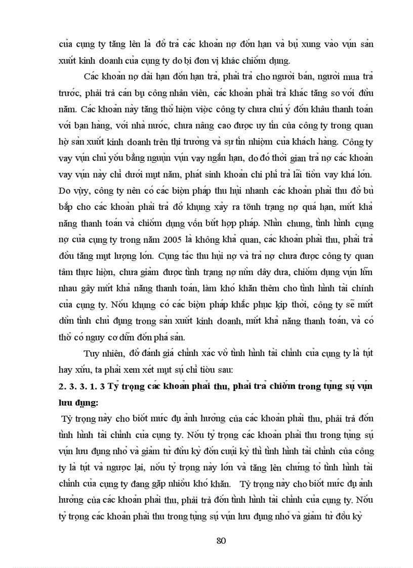 image for page Phân tích tình hình tài chính Công tư vấn giám sát và xây dựng công trình