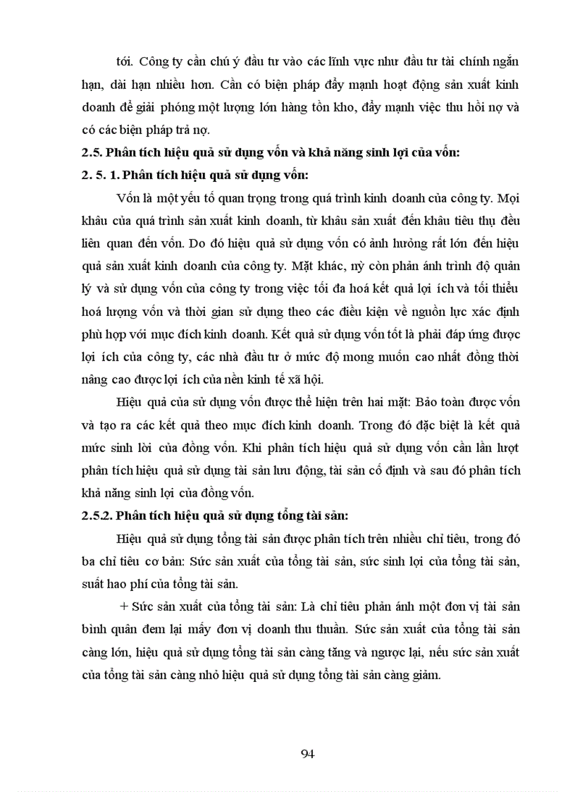 image for page Phân tích tình hình tài chính Công tư vấn giám sát và xây dựng công trình