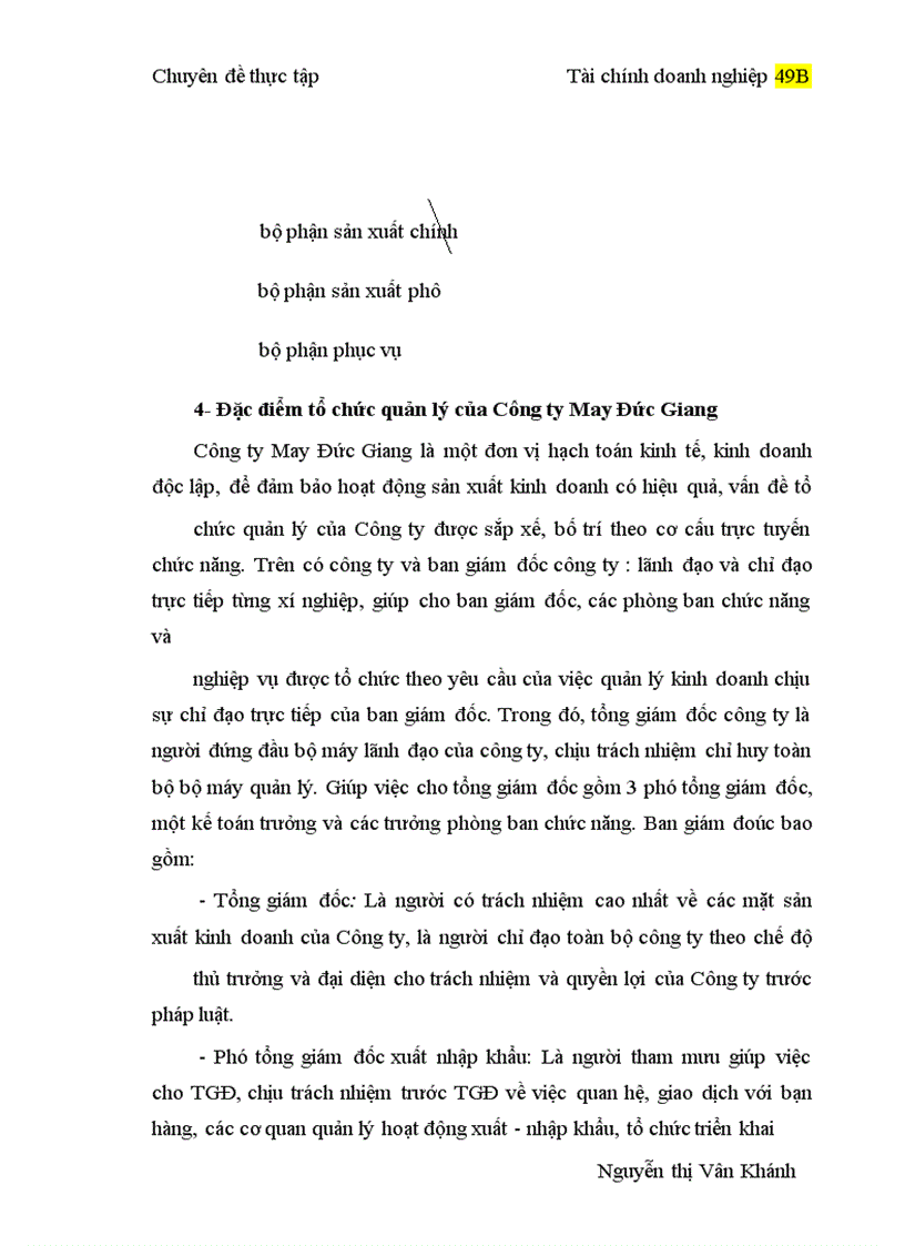 image for page Ứng dụng phương pháp phân tích tỷ số và phương pháp so sánh vào phân tích tài chính của Công ty may Đức Giang