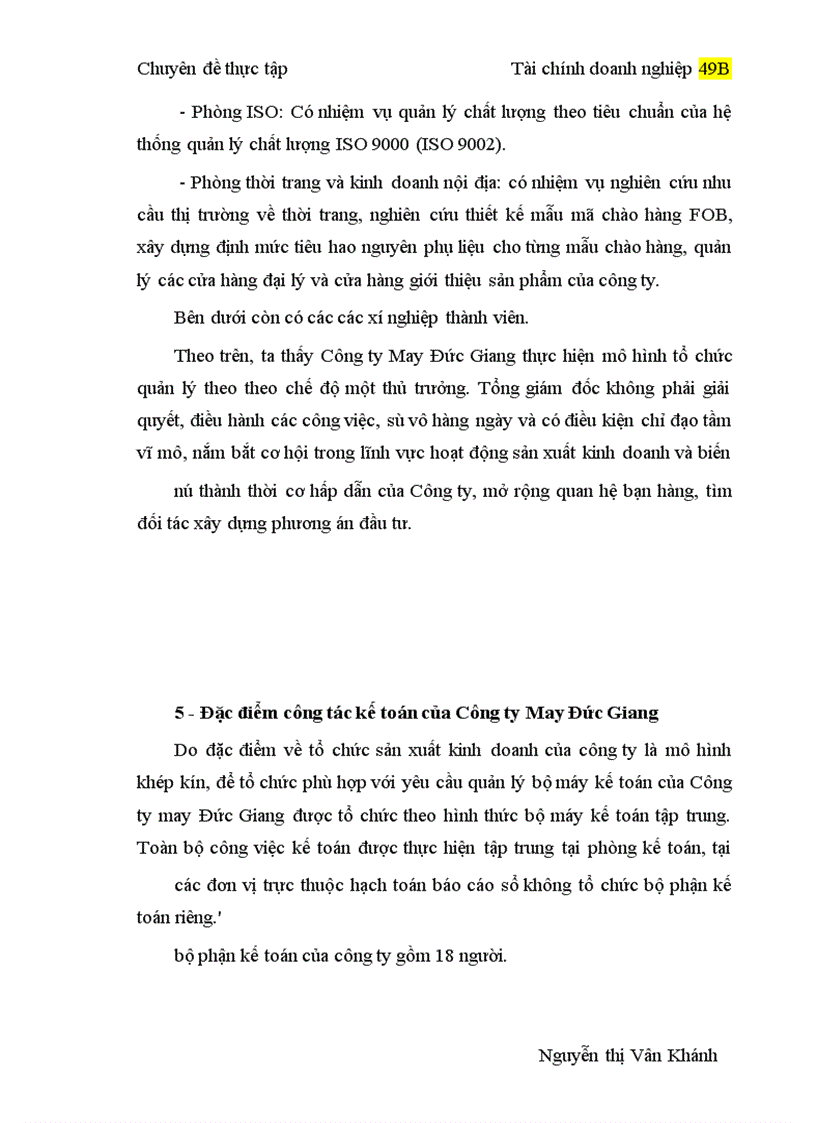 image for page Ứng dụng phương pháp phân tích tỷ số và phương pháp so sánh vào phân tích tài chính của Công ty may Đức Giang