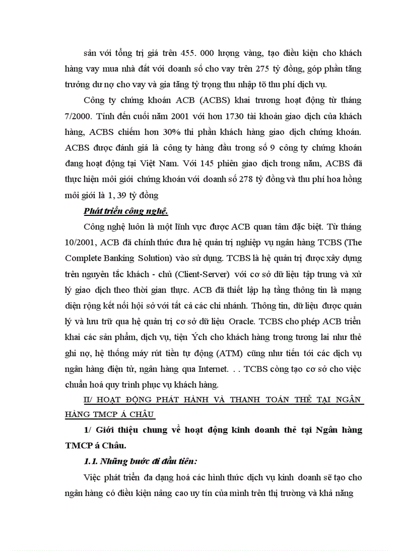 image for page Giải pháp nhằm hoàn thiện và nâng cao hoạt động phát hành, thanh toán thẻ tại NHTMCP á Châu