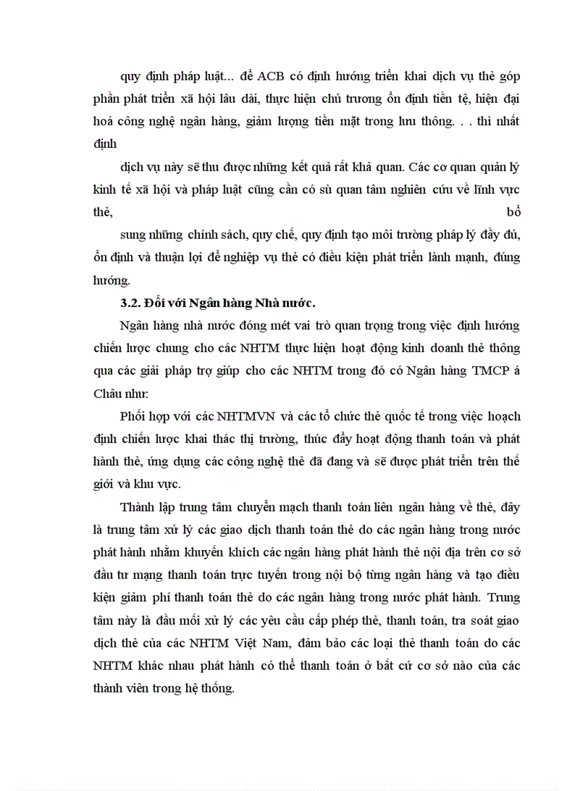 image for page Giải pháp nhằm hoàn thiện và nâng cao hoạt động phát hành, thanh toán thẻ tại NHTMCP á Châu
