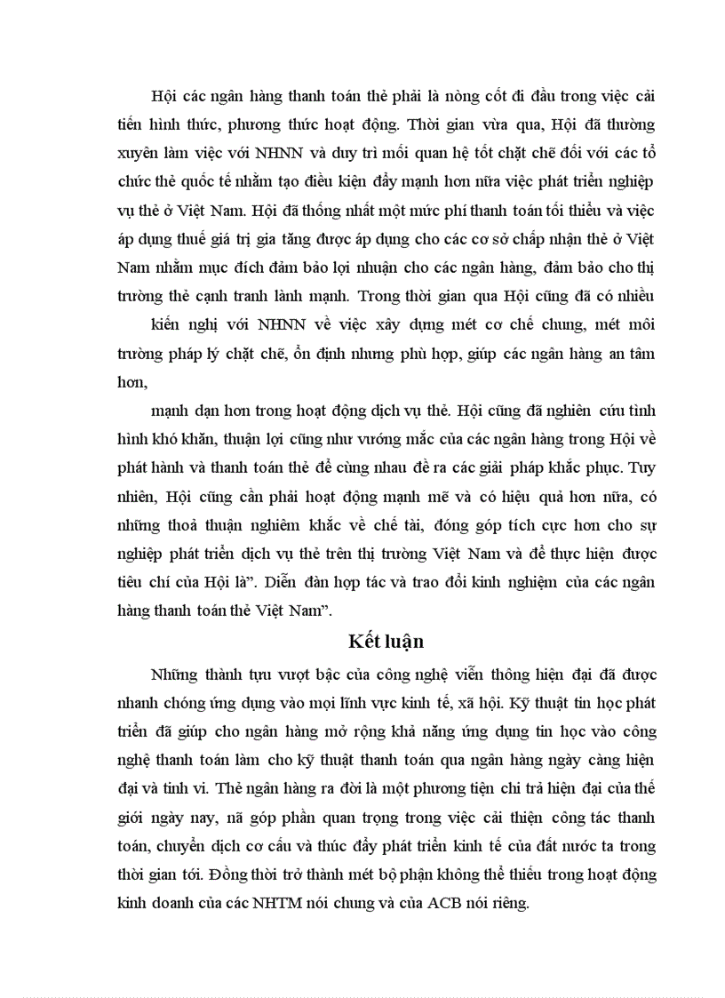 image for page Giải pháp nhằm hoàn thiện và nâng cao hoạt động phát hành, thanh toán thẻ tại NHTMCP á Châu