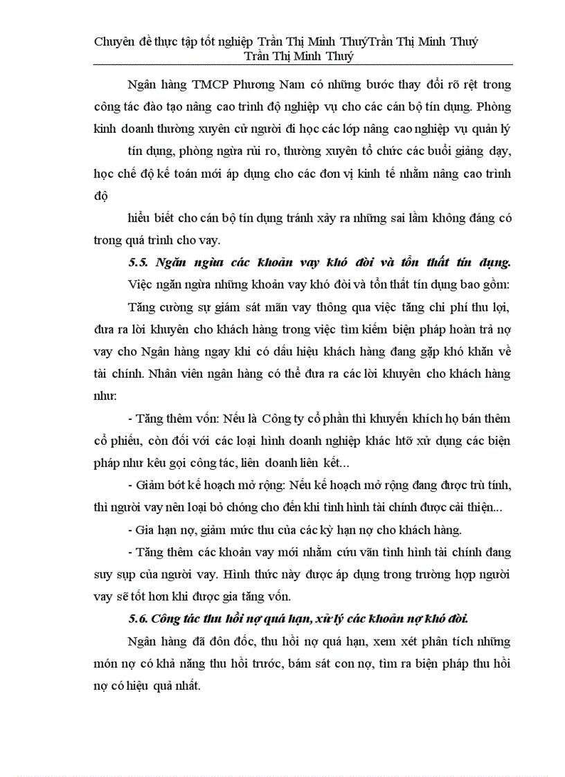 image for page Một số giải pháp hạn chế rủi ro tín dụng ở Ngân hàng TMCP Phương Nam