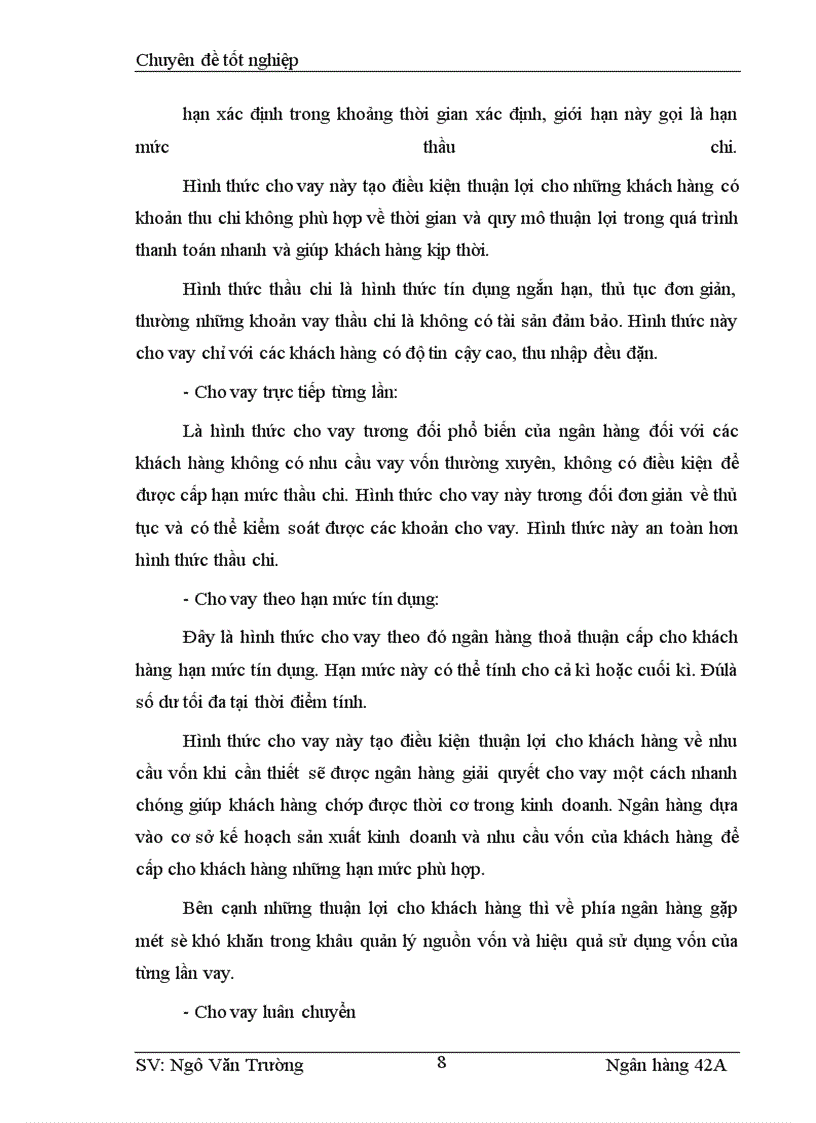 image for page Giải pháp phòng ngừa và hạn chế rủi ro trong cho vay tại ngân hàng công thương Thanh Hoá