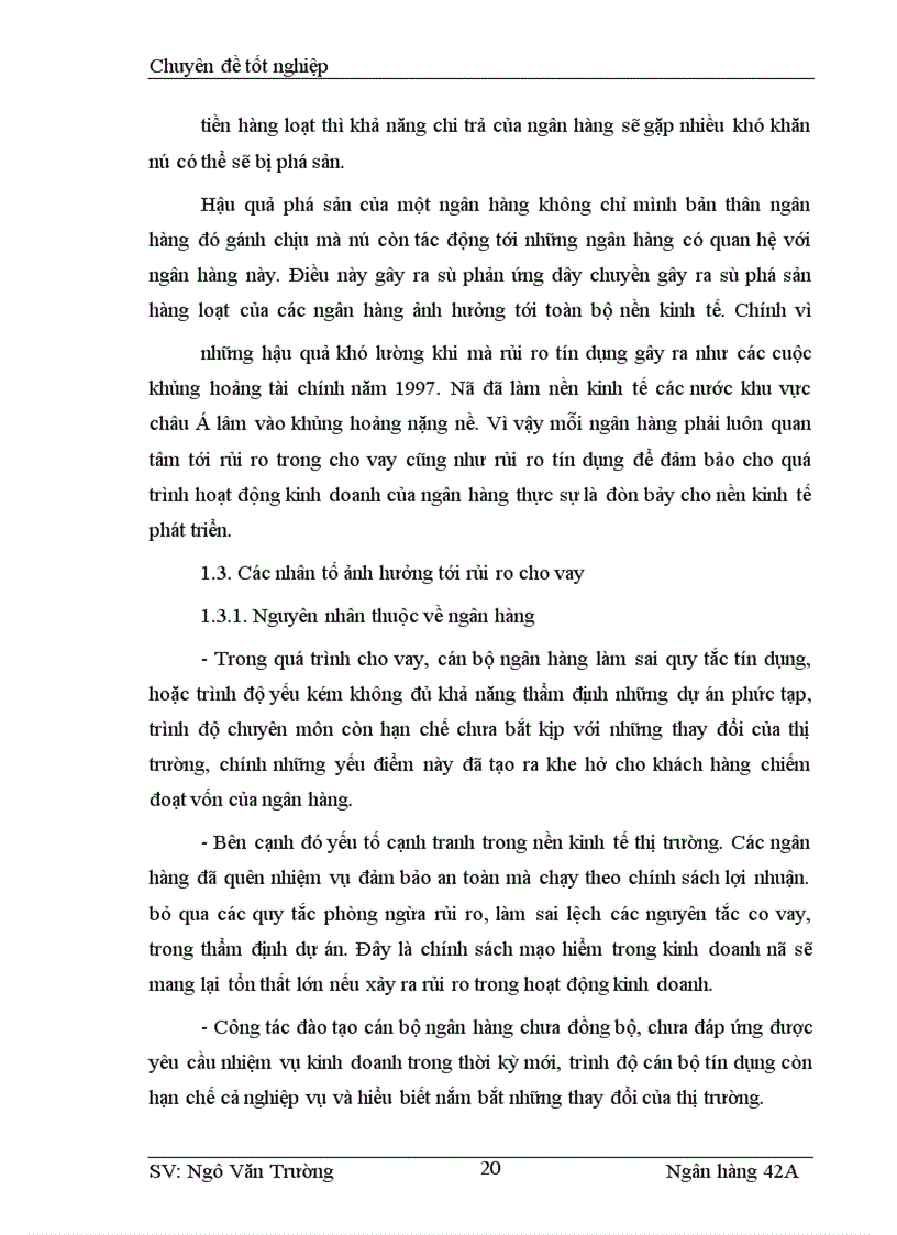 image for page Giải pháp phòng ngừa và hạn chế rủi ro trong cho vay tại ngân hàng công thương Thanh Hoá