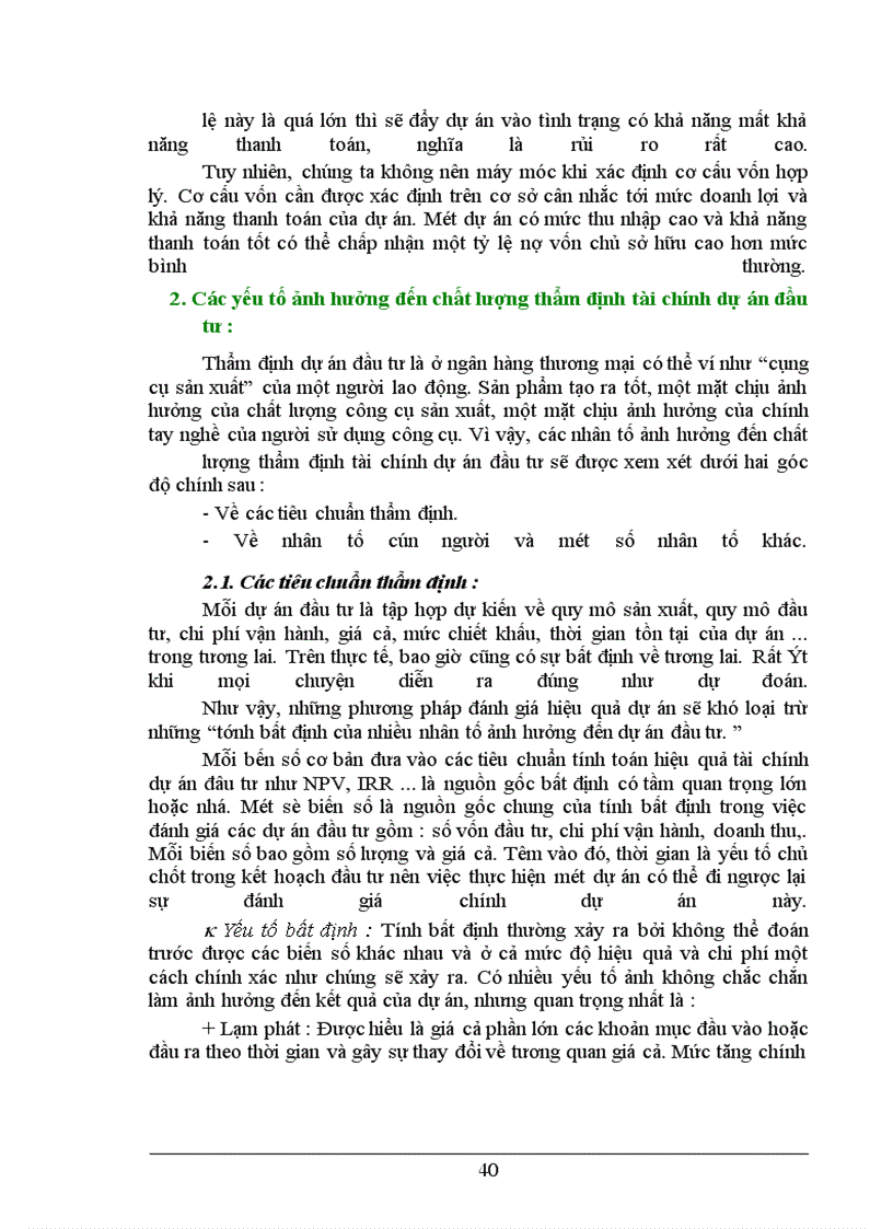 image for page Một số giải pháp nhằm nâng cao hiệu quả công tác thẩm định tài chính trong cho vay trung dài hạn tại Sở Giao Dịch NHNoVN