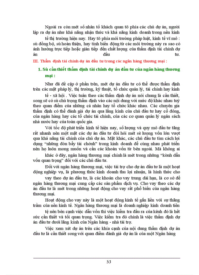 image for page Một số giải pháp nhằm nâng cao hiệu quả công tác thẩm định tài chính trong cho vay trung dài hạn tại Sở Giao Dịch NHNoVN