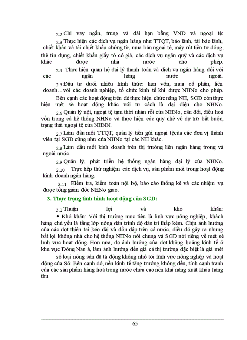 image for page Một số giải pháp nhằm nâng cao hiệu quả công tác thẩm định tài chính trong cho vay trung dài hạn tại Sở Giao Dịch NHNoVN