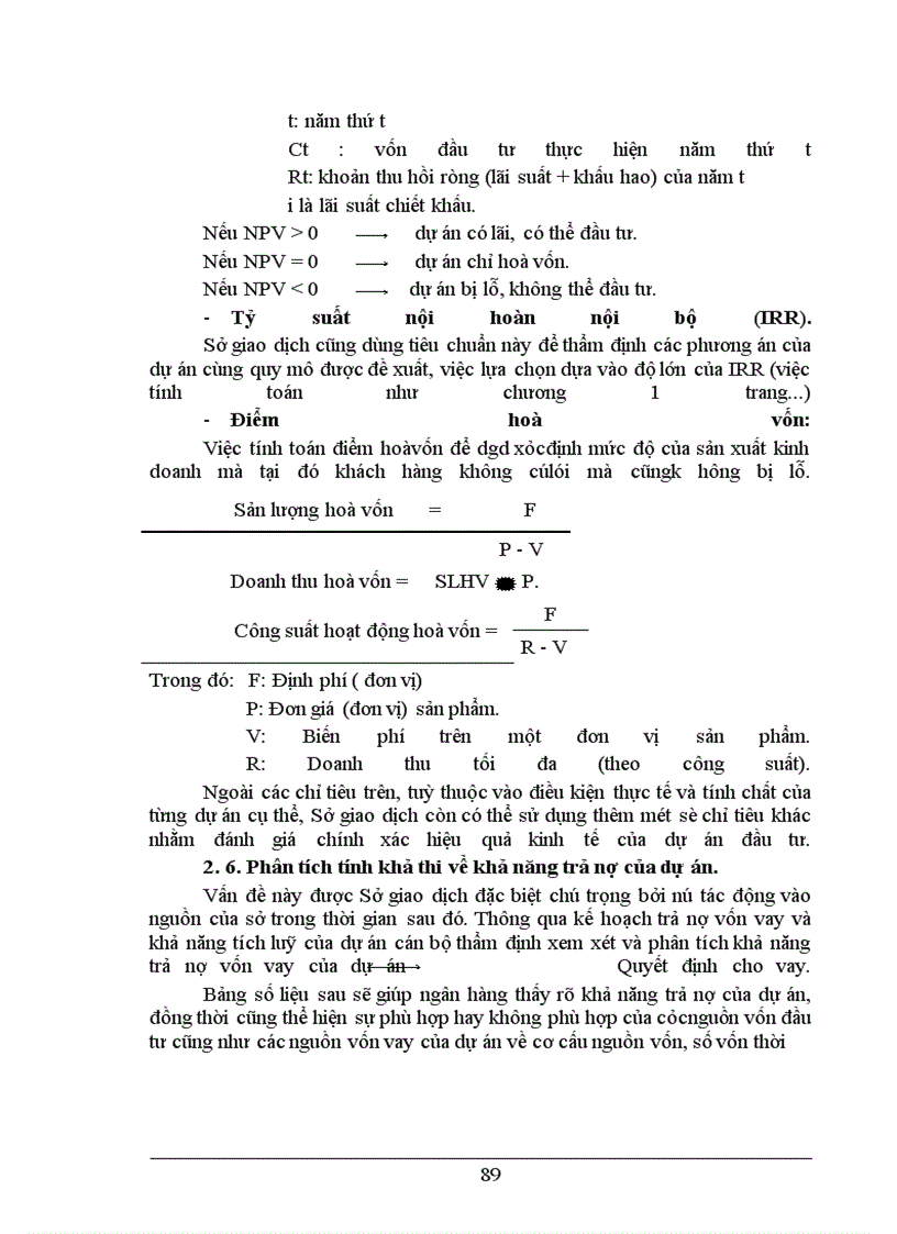 image for page Một số giải pháp nhằm nâng cao hiệu quả công tác thẩm định tài chính trong cho vay trung dài hạn tại Sở Giao Dịch NHNoVN