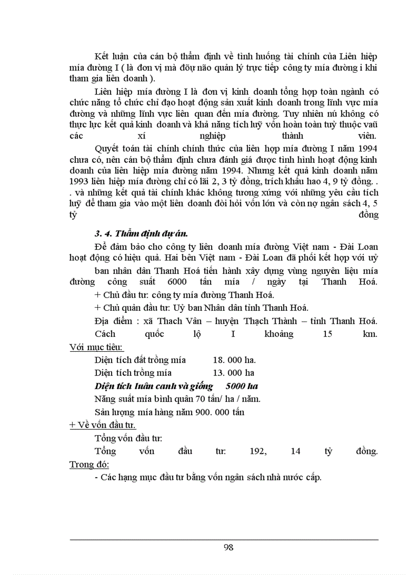 image for page Một số giải pháp nhằm nâng cao hiệu quả công tác thẩm định tài chính trong cho vay trung dài hạn tại Sở Giao Dịch NHNoVN