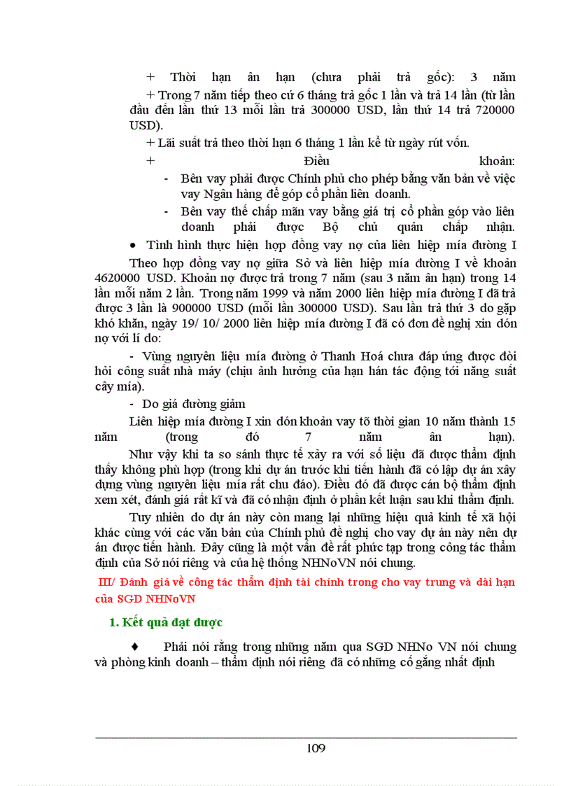 image for page Một số giải pháp nhằm nâng cao hiệu quả công tác thẩm định tài chính trong cho vay trung dài hạn tại Sở Giao Dịch NHNoVN