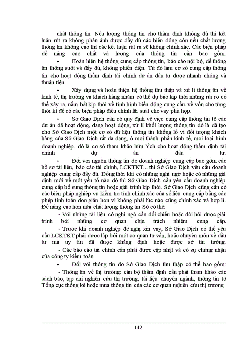 image for page Một số giải pháp nhằm nâng cao hiệu quả công tác thẩm định tài chính trong cho vay trung dài hạn tại Sở Giao Dịch NHNoVN