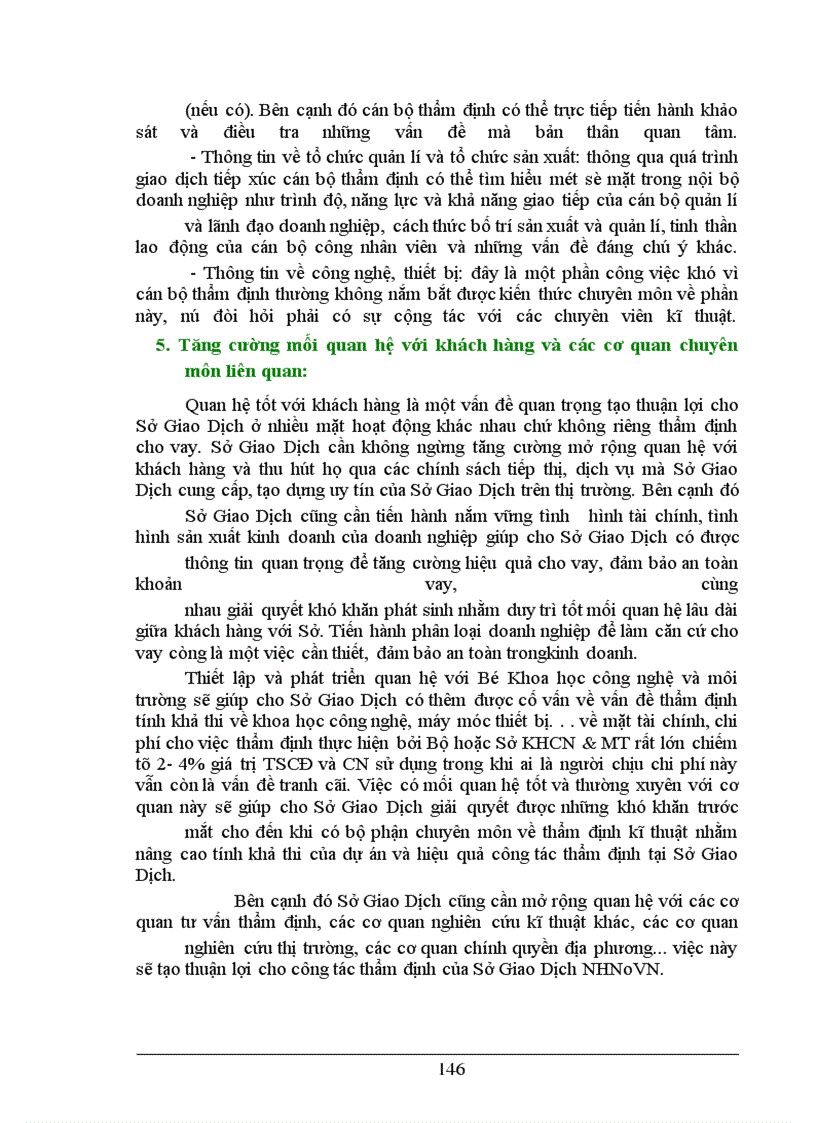 image for page Một số giải pháp nhằm nâng cao hiệu quả công tác thẩm định tài chính trong cho vay trung dài hạn tại Sở Giao Dịch NHNoVN