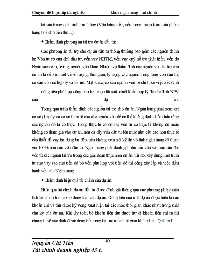 image for page Giải pháp nâng cao chất lượng thẩm định tài chính dự án đầu tư tài Chi nhánh NHNo & PTNN Nam Hà Nội