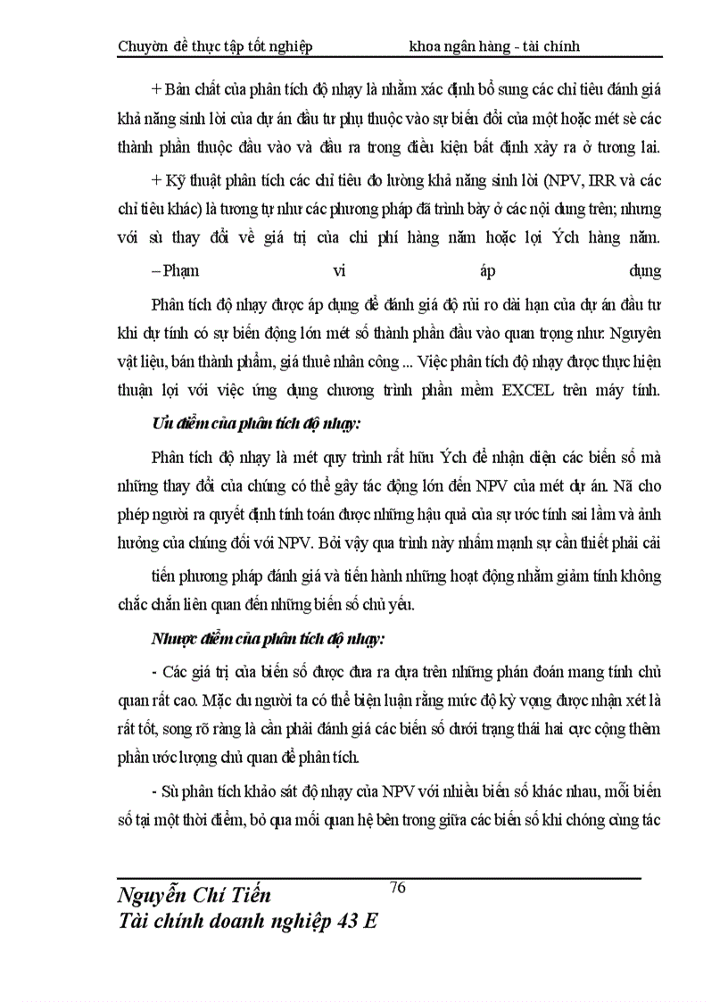 image for page Giải pháp nâng cao chất lượng thẩm định tài chính dự án đầu tư tài Chi nhánh NHNo & PTNN Nam Hà Nội