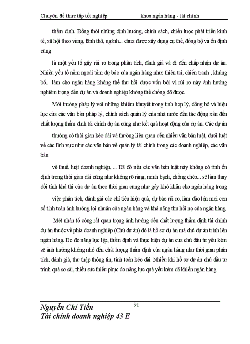 image for page Giải pháp nâng cao chất lượng thẩm định tài chính dự án đầu tư tài Chi nhánh NHNo & PTNN Nam Hà Nội