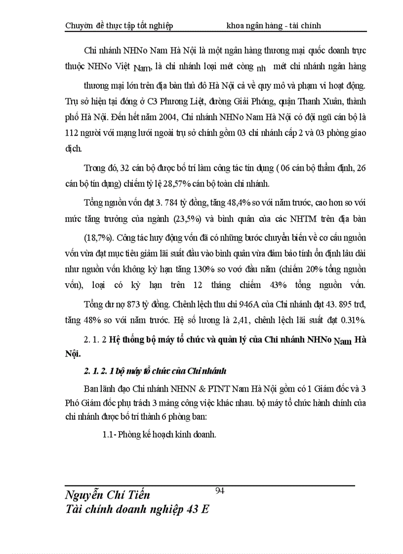 image for page Giải pháp nâng cao chất lượng thẩm định tài chính dự án đầu tư tài Chi nhánh NHNo & PTNN Nam Hà Nội