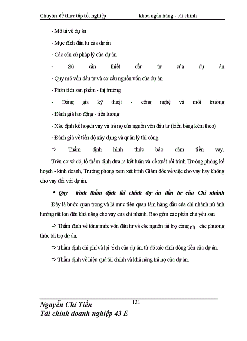 image for page Giải pháp nâng cao chất lượng thẩm định tài chính dự án đầu tư tài Chi nhánh NHNo & PTNN Nam Hà Nội