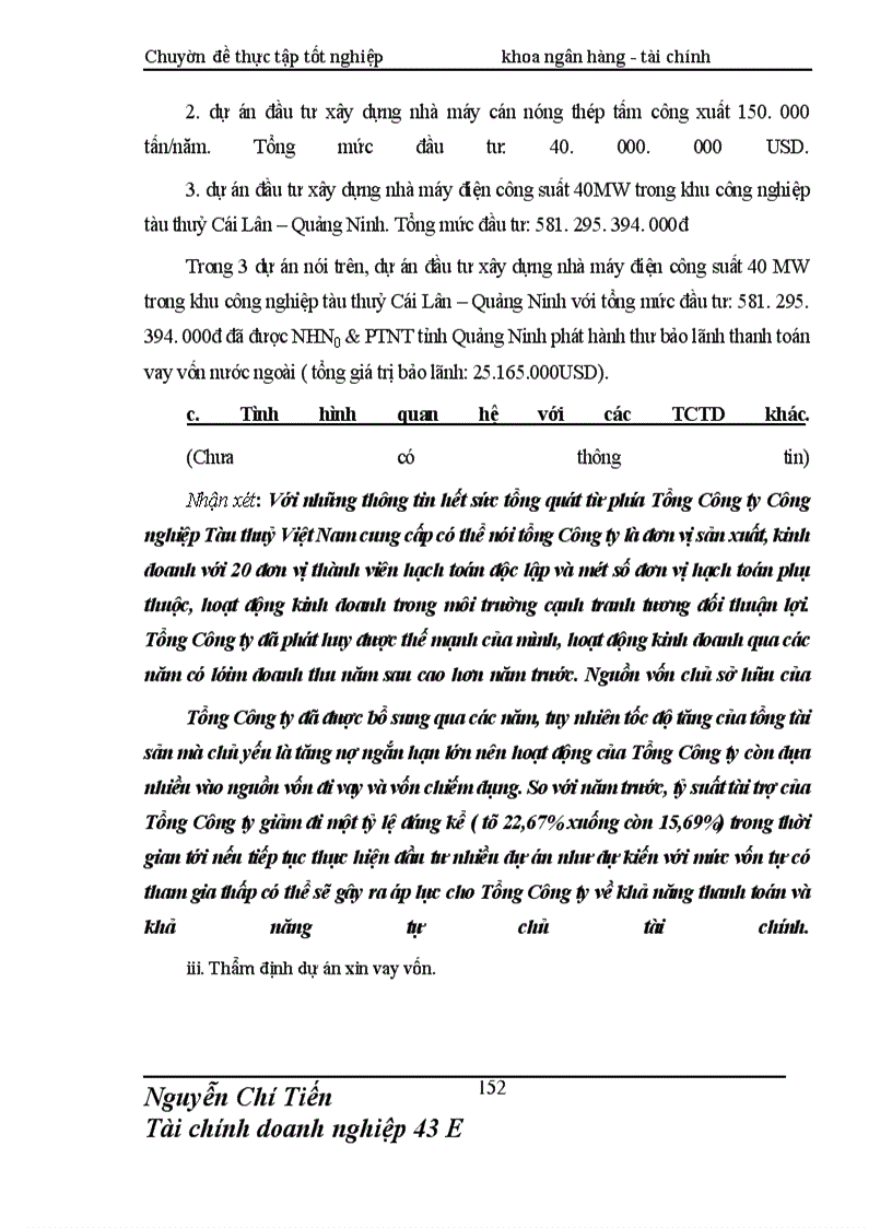 image for page Giải pháp nâng cao chất lượng thẩm định tài chính dự án đầu tư tài Chi nhánh NHNo & PTNN Nam Hà Nội