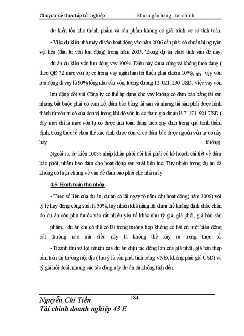 image for page Giải pháp nâng cao chất lượng thẩm định tài chính dự án đầu tư tài Chi nhánh NHNo & PTNN Nam Hà Nội