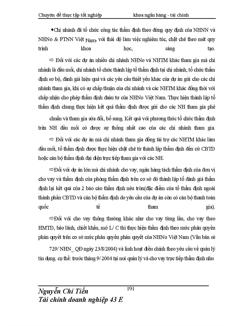 image for page Giải pháp nâng cao chất lượng thẩm định tài chính dự án đầu tư tài Chi nhánh NHNo & PTNN Nam Hà Nội