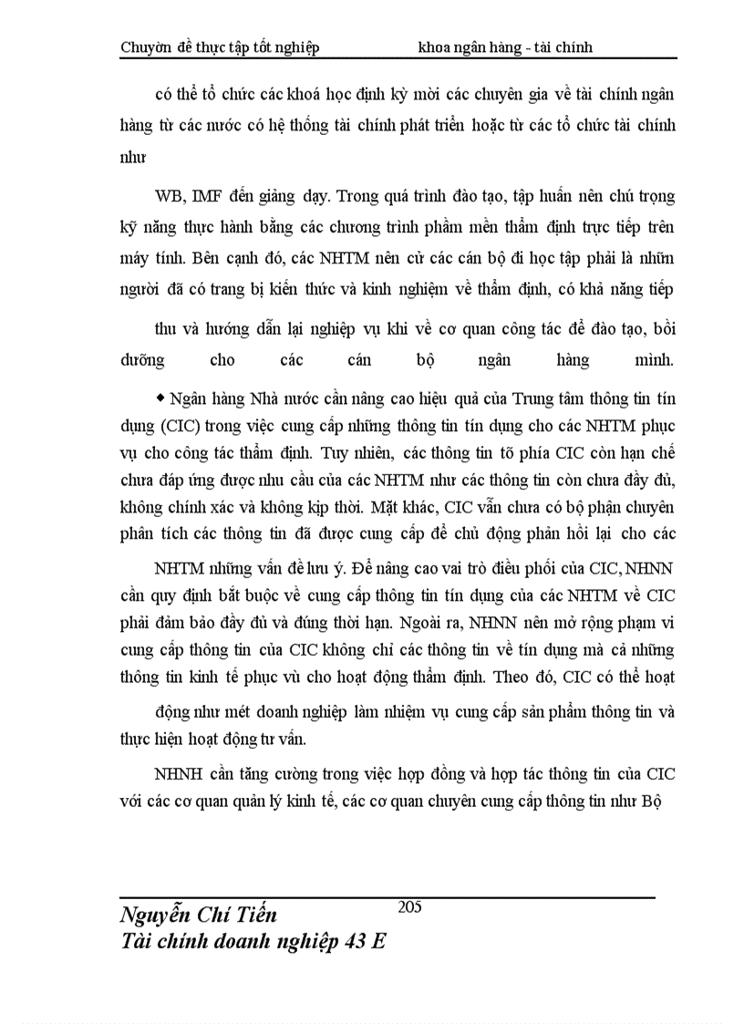 image for page Giải pháp nâng cao chất lượng thẩm định tài chính dự án đầu tư tài Chi nhánh NHNo & PTNN Nam Hà Nội
