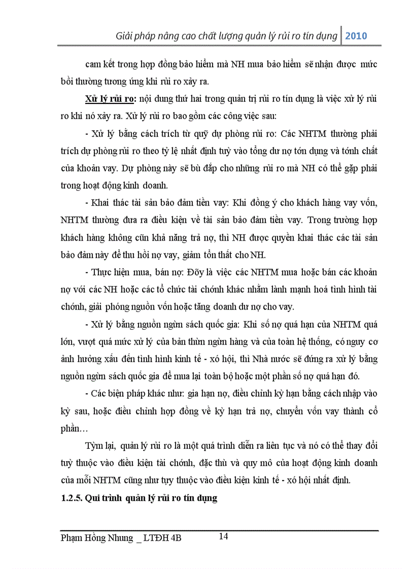 image for page Giải pháp nâng cao chất lượng quản lý rủi ro tín dụng của ngân hàng thương mại